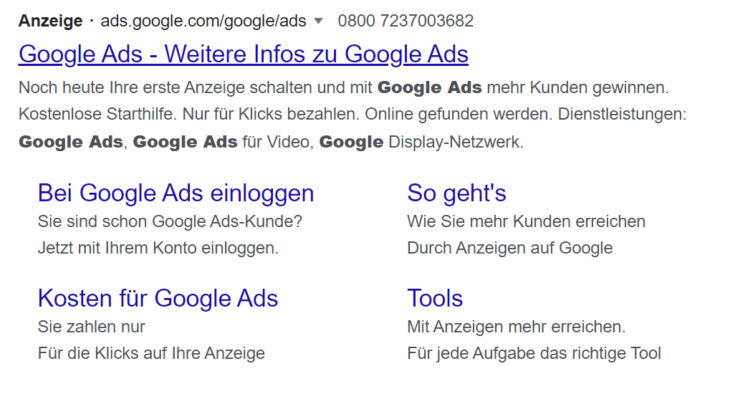 google search ad